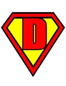 letter, d, superman, style, red, yellow, flags, decoration, logo, superman, superman, superman, superman, superman